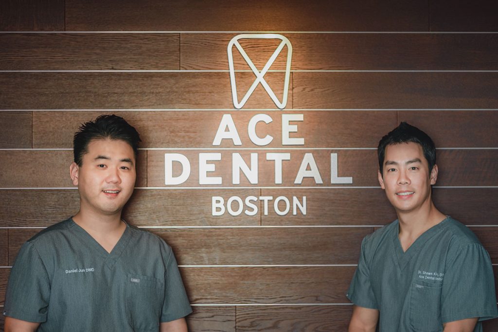 Dr Shawn Kim, DDS, and Dr Daniel Jun, DMD of Ace Dental Boston